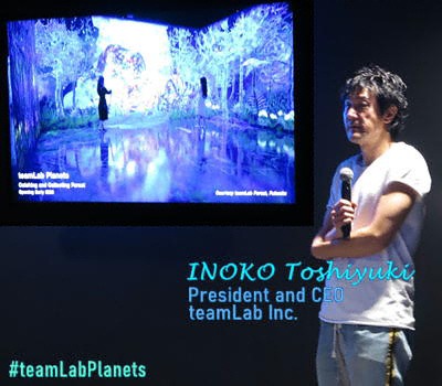 teamLab Inc. CEO INOKO Toshiyuki