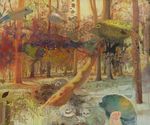 梅澤 千絵子《防風林Ⅰ》