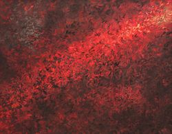 日本画《微風》岸野 圭作