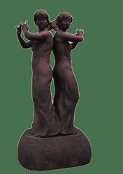 彫刻《双笛譜》堤 直美