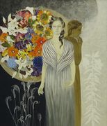 日本画《追憶》山下 保子