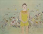 日本画《海想》中村 徹