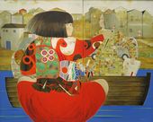 浜本 忠比古《画家の肖像》