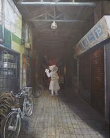 坂西 涼羽《商店街》