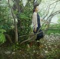 小木曽 誠《桜と光の中》