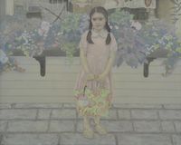峯岸 遥《草花と少女》