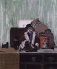 洋画《小休止（ZONE）》堀 研一