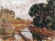 洋画《田園の秋》栗原忠二